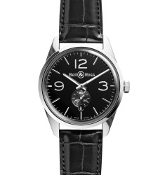 Bell & Ross Vintage Mens Watch Replica BRV 123 Officer Black